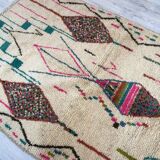 Handmade Moroccan Berber carpet 250 x 154 CM