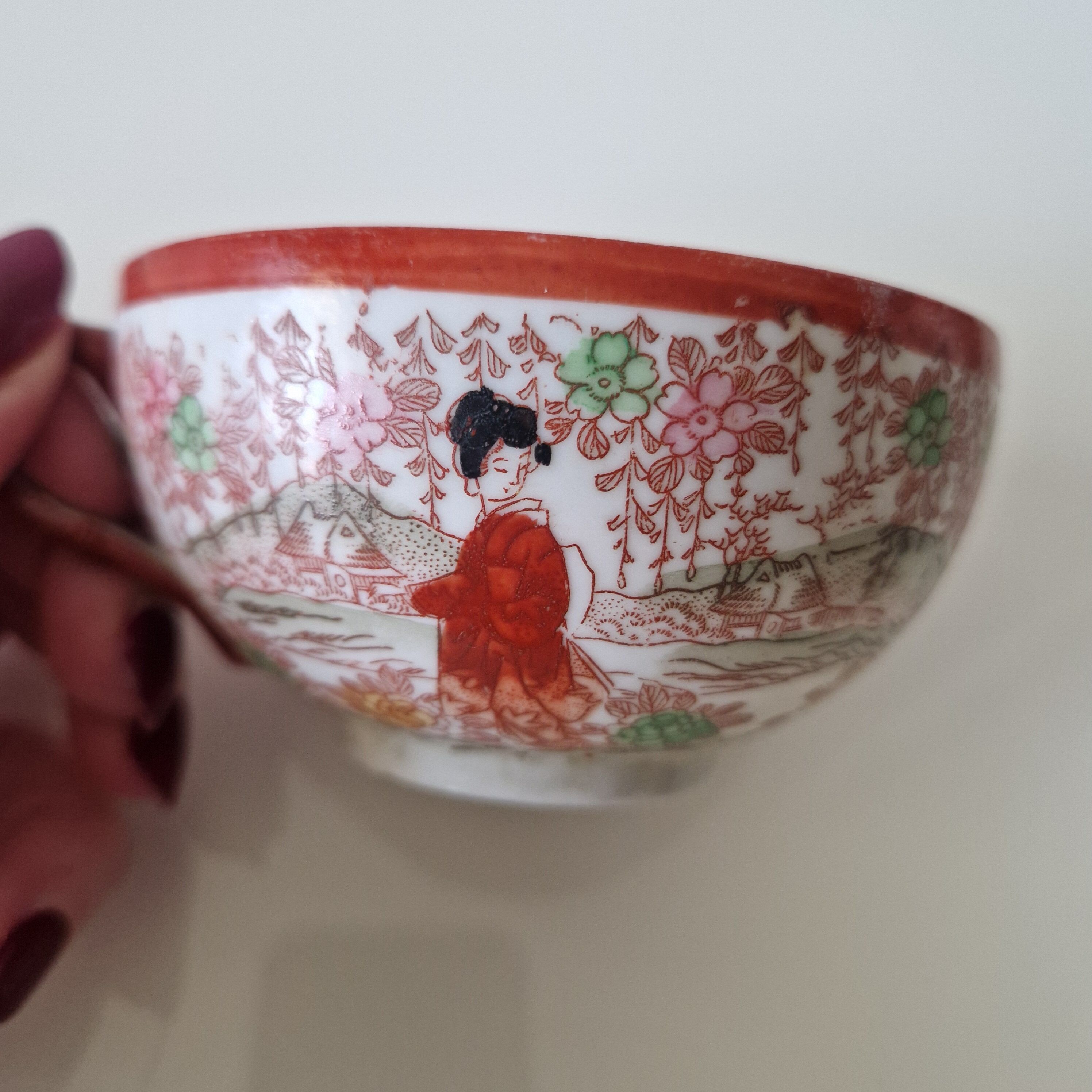Set of 5 Japanese cups