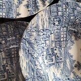 Deep plates "Coaching Days" – Alfred Meakin, Staffordshire