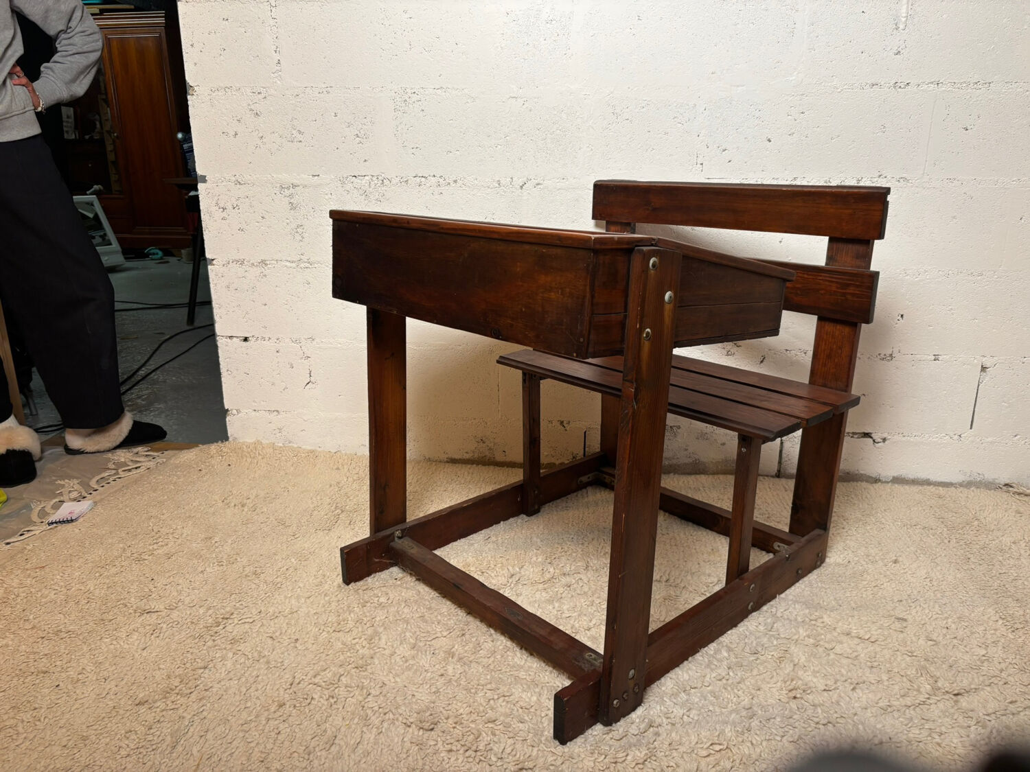 Bureau d’écolier vintage
