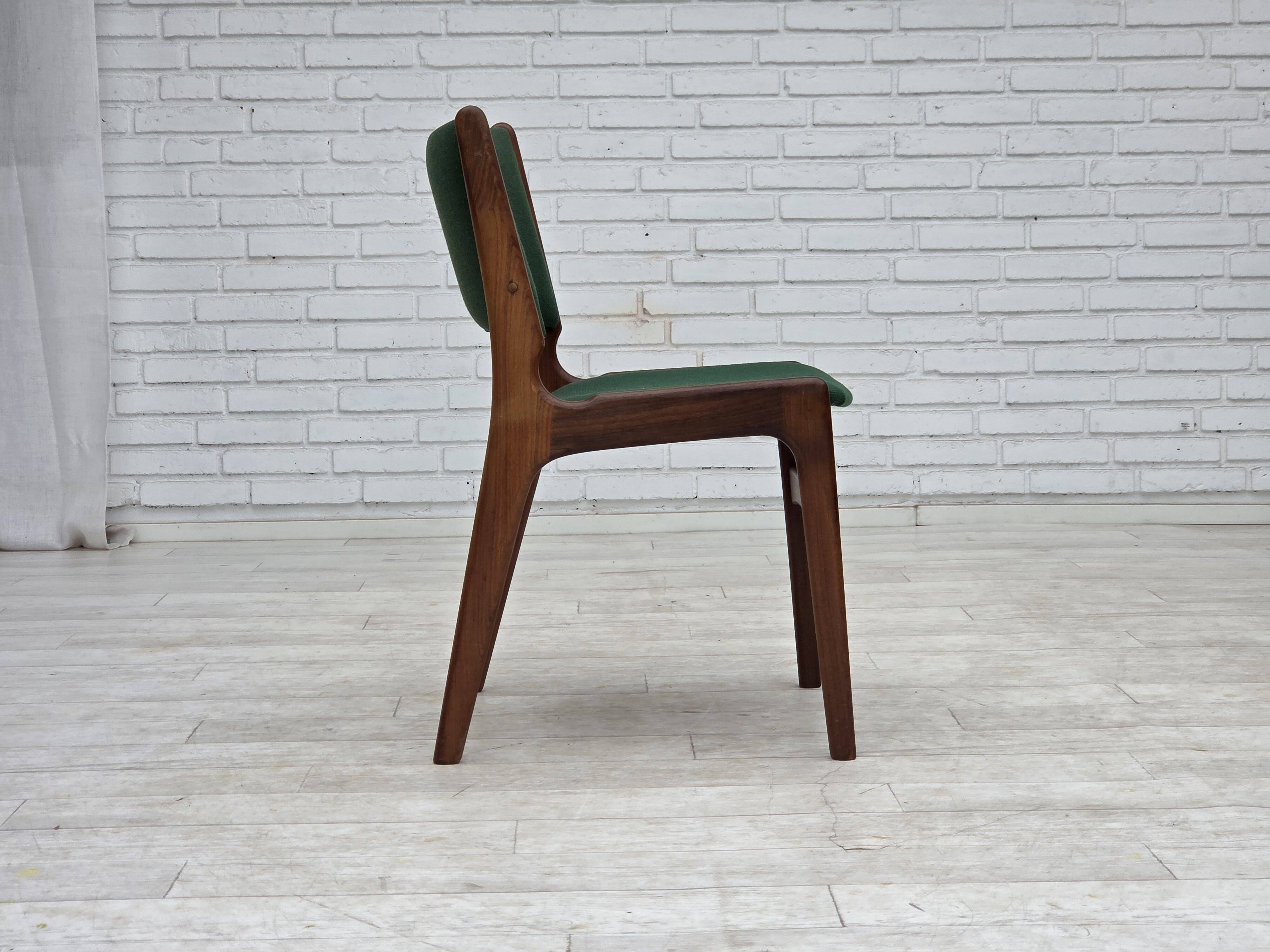 1960s, Danish design by Erik Buch, set of 4 dining chairs model 89.