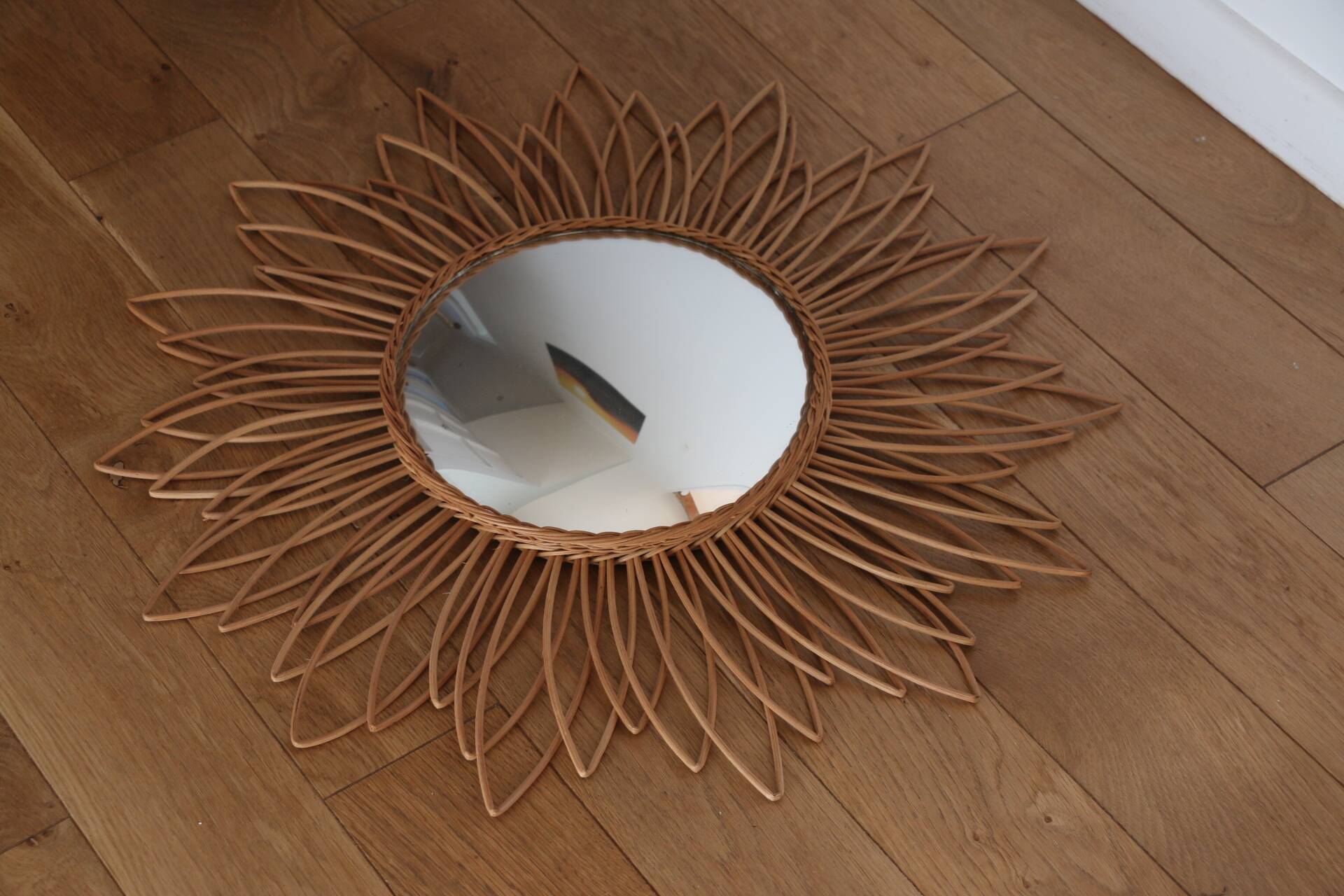 Rattan witch mirror 600mm