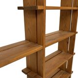 Vintage Wall shelf rack Pine wood 70s design