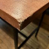 Vintage desk 60s wood and metal