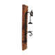 Wall candle holder in wood and metal, 1960s
