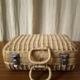 Wicker suitcase