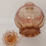 Carafe liquor service + vintage glasses