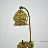 Brass Glass Vintage Table Lamp Style Vienna Secession, 1930s, Austria