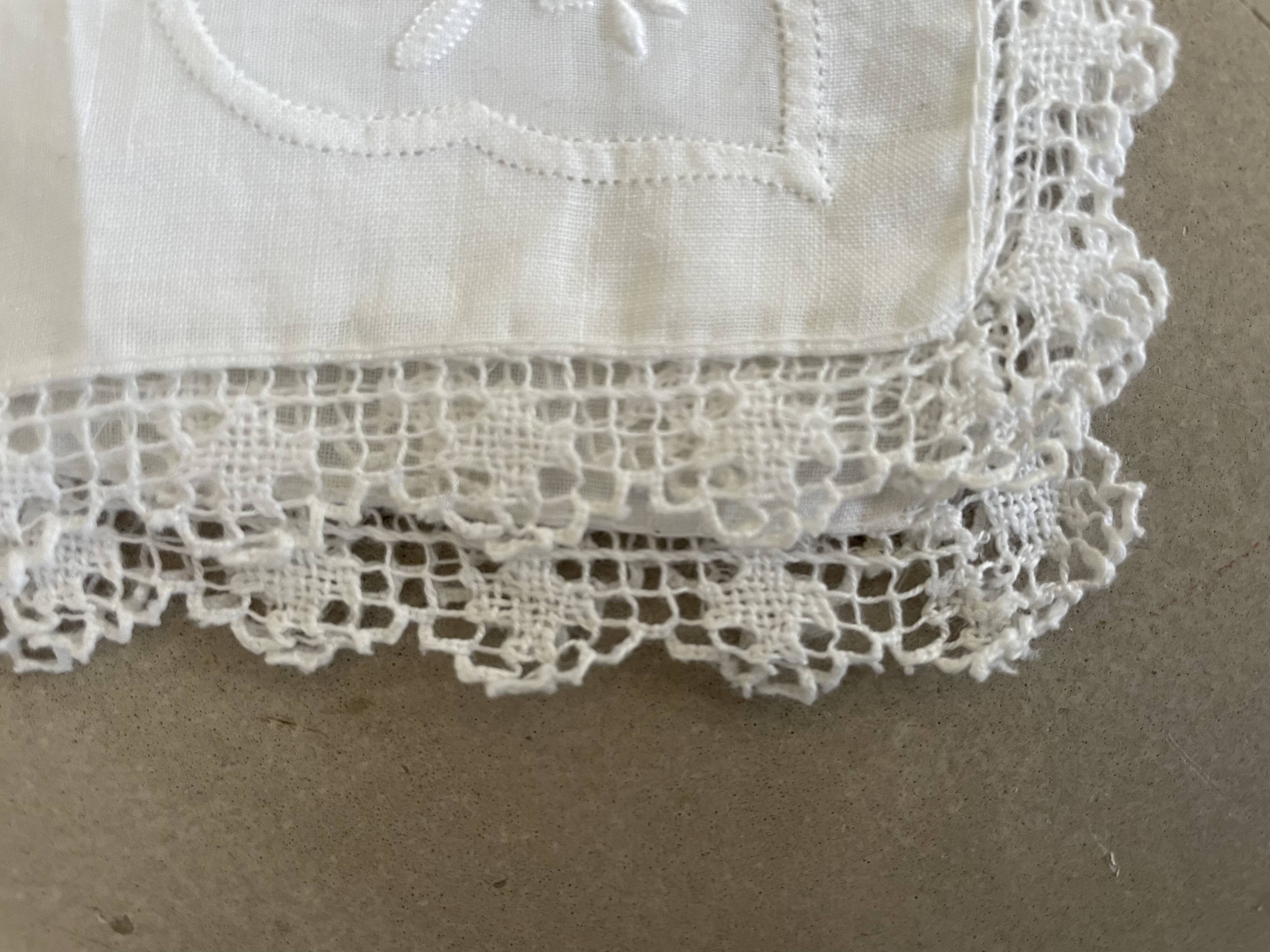 Lot de 6 serviettes de tables anciennes