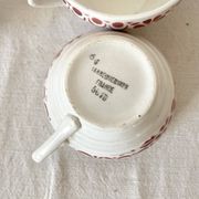 Old Sarreguemines cups