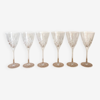 Thomas webb wine glasses - crystal - roméo model - vintage