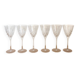 Thomas webb wine glasses - crystal - roméo model - vintage