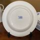 Set of 12 deep plates in Tournai porcelain, Boch Frères, fly decor