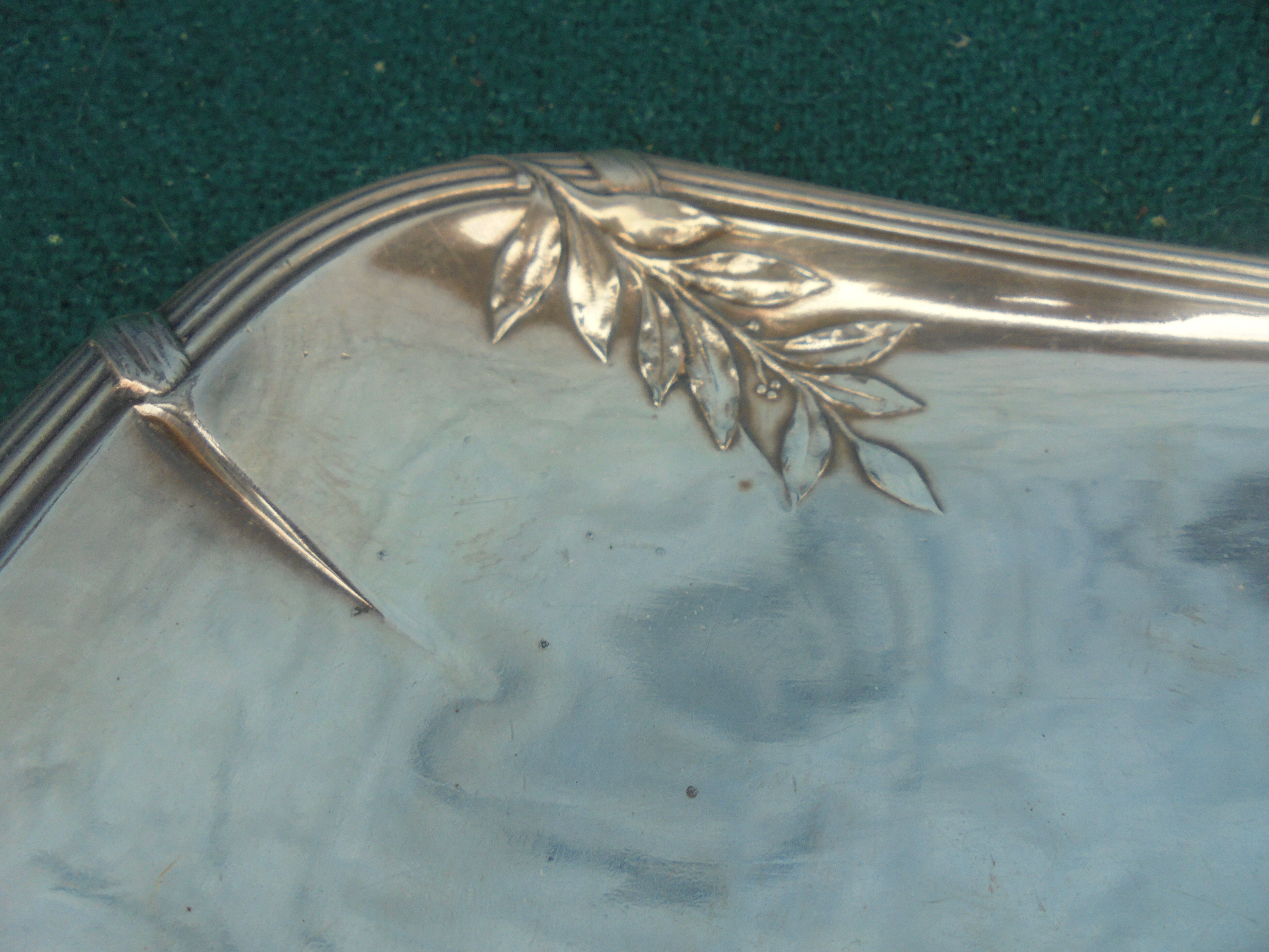 Gallia Christofle crumb tray and shovel