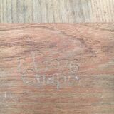 Pierre Chapo series of 6 chairs S 28 solid elm from 1976