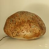 Agnès Escala ceramic rock lamp from the 70s in Vallauris