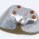 David Marshall Aluminium / Brass Vide-Poche Spain circa 1980