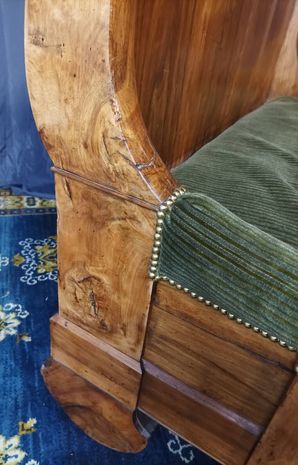 Louis Philippe walnut bench