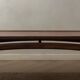 Vintage Teak Coffee Table, Mid Century Modern, Sculptural Arched Stretchers