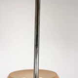 Lustre Art Déco Bauhaus chromé de Napako, ancienne Tchécoslovaquie, 1940