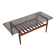 Mid-Century Design Teak Coffee Table with Smoked Glass by Möbel Mann, 1960s