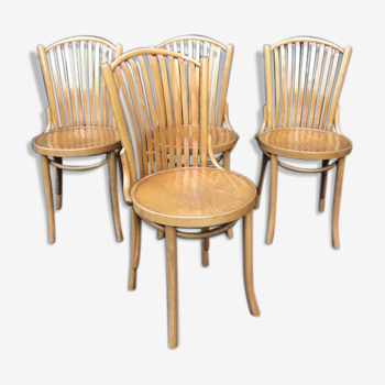 4 old bistrot chairs