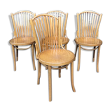 4 old bistrot chairs
