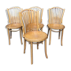 Serie de 4 chaises de bistrot ancienne