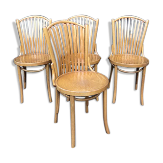 4 old bistrot chairs