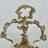 Porte parapluie porte canne art déco en bronze