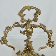 Umbrella door, bronze art deco cane holder
