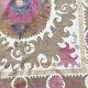 Vintage hand-embroidered tablecloth 121x133 cm