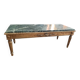 Table basse bois et marbré