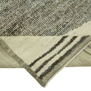 Hand-Knotted Turkish Contemporary 247 cm x 342 cm Beige Wool Carpet