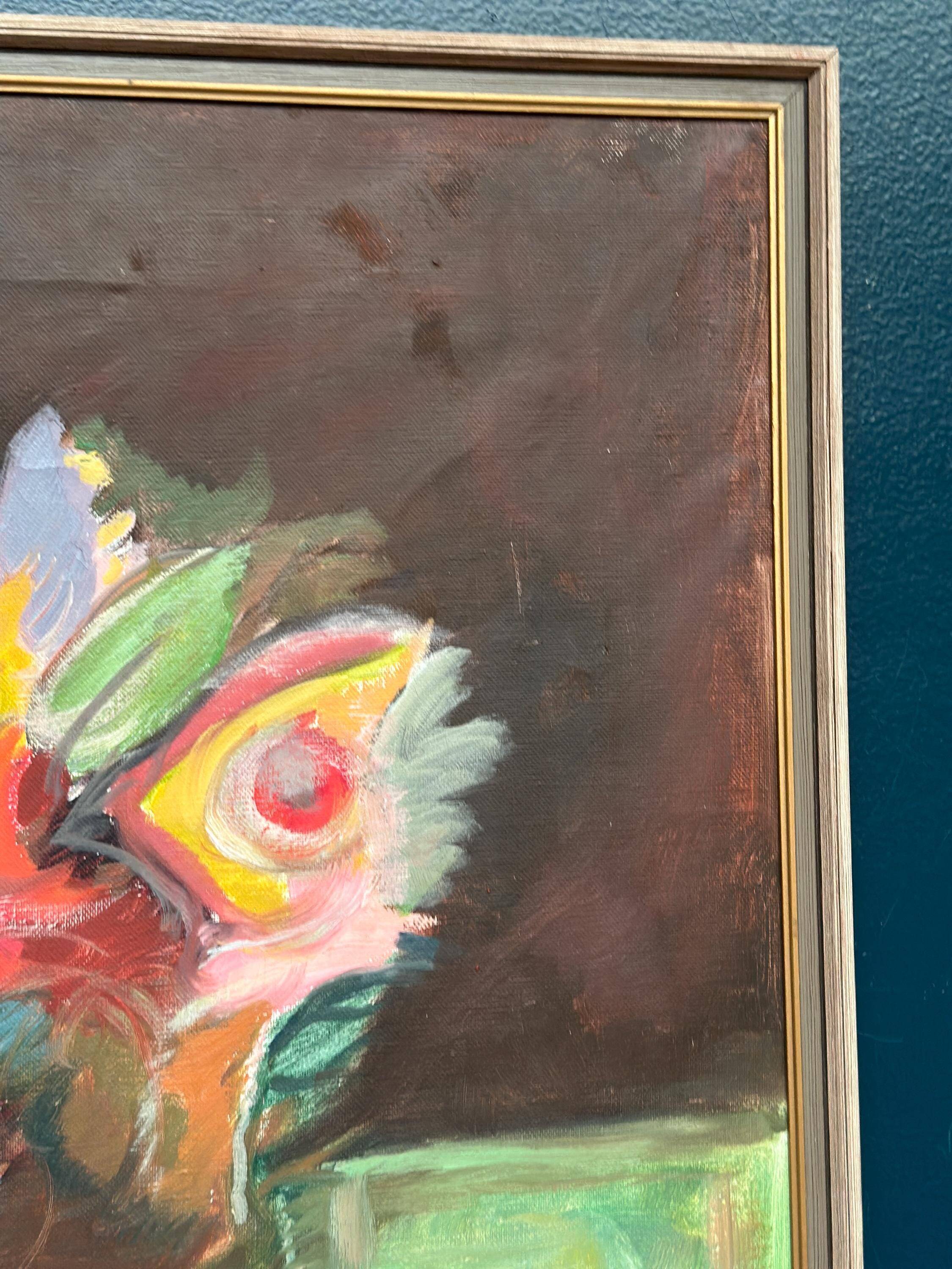 Original European Oil On Canvas – “Still Life” By Ante Gerhard