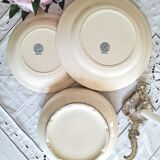 Antique serving dishes in iron earthenware