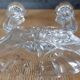 Chic two-armed candlestick chandelier in crystal glass / Excellent condition