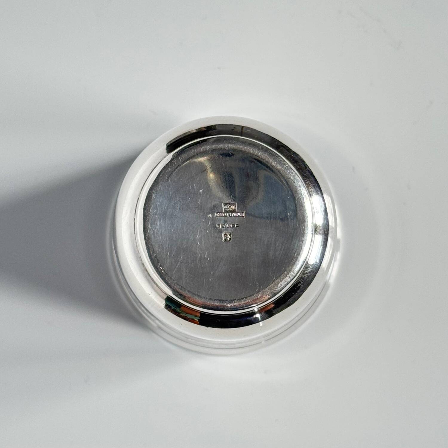 Elegant silver-plated metal cup | Christofle