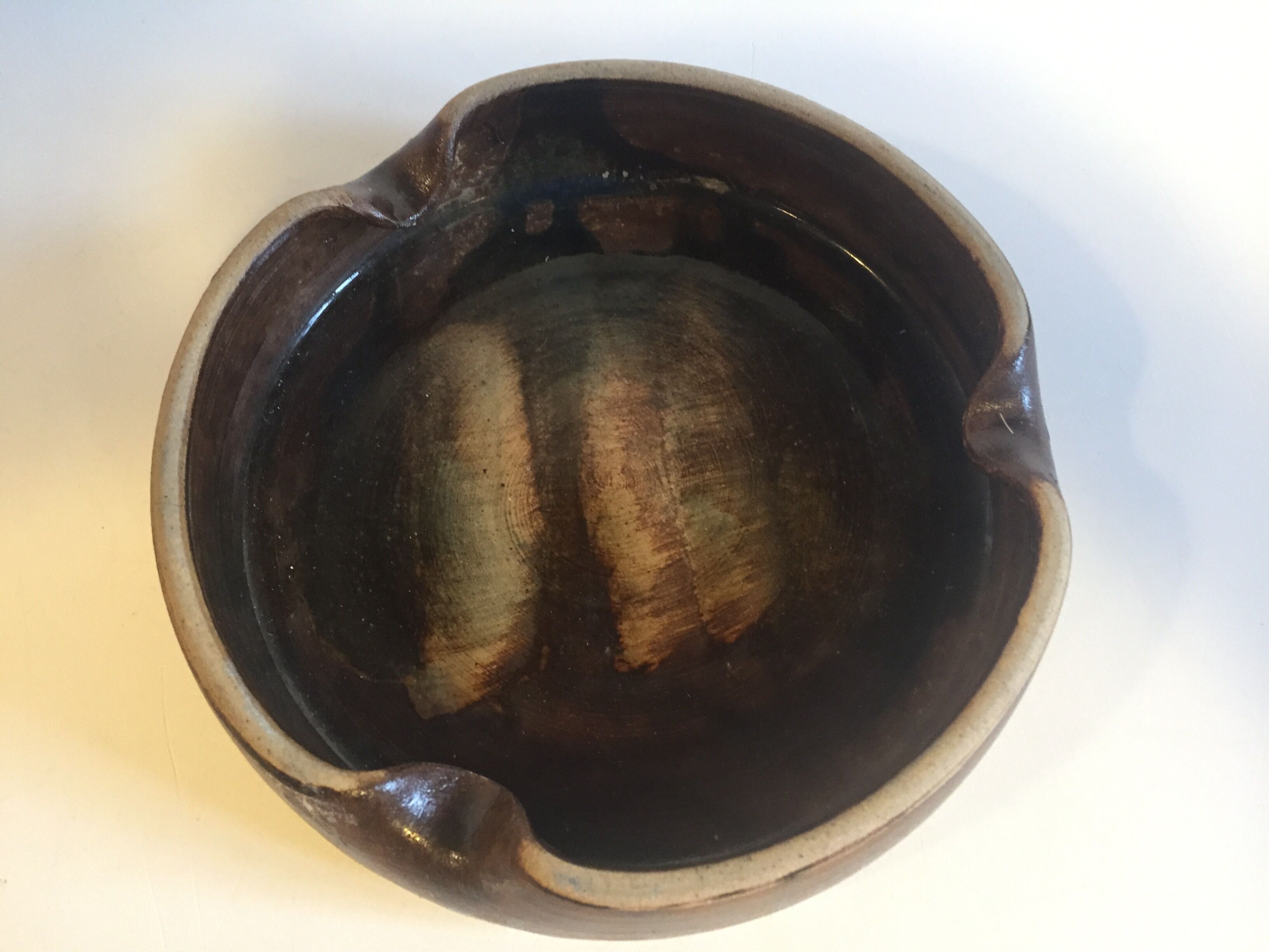 Vintage sandstone ashtray