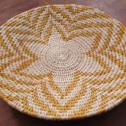 African woven basket