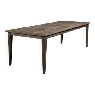 Solid oak farmhouse table Provence - 250 cm long