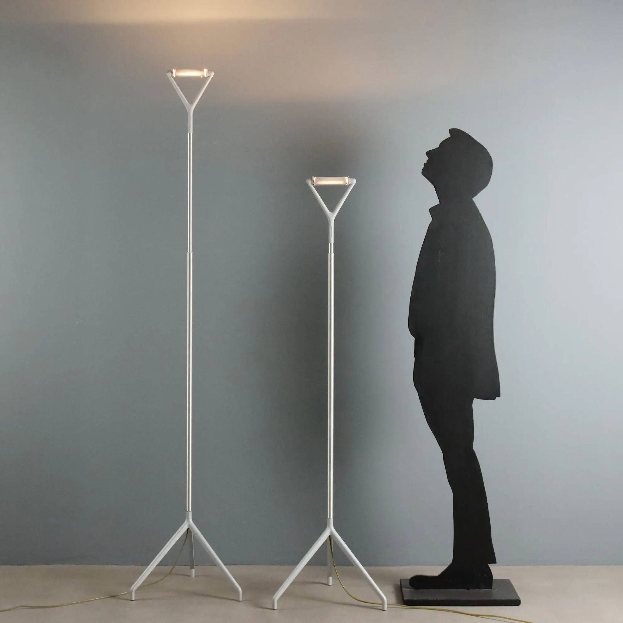 Luceplan Lola D15 floor lamp, vintage design, Meda & Rizzato, Italy, 1990s.