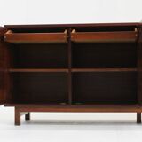 Buffet crédence brutaliste espagnol vintage des années 1970