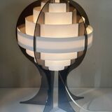 Vintage plastic and Plexiglas lamp from the 70s and 80s