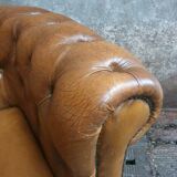 Old Chesterfield sofa 2 seater 140 cm