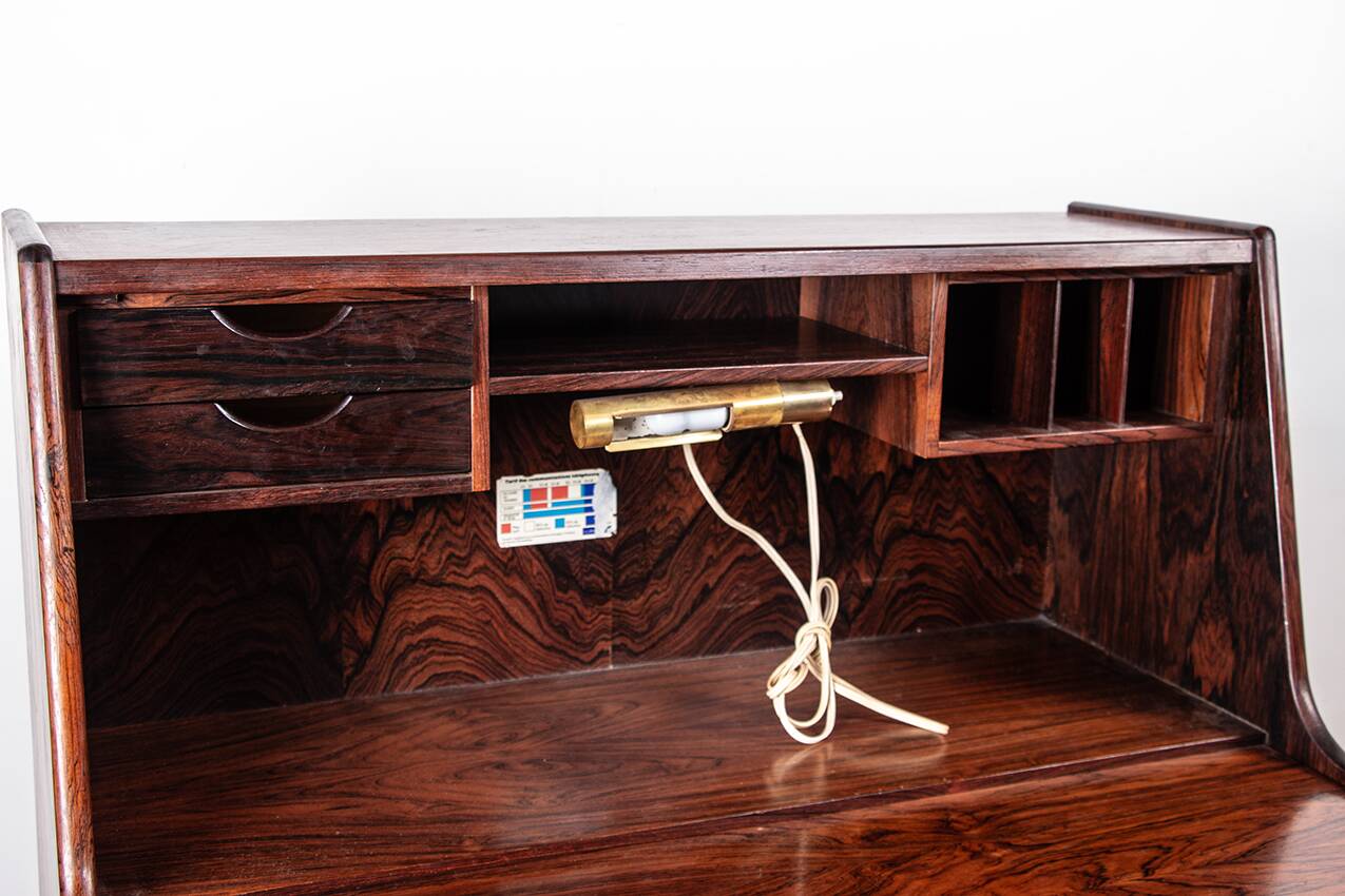 Danish secretary in rosewood model 37 by Arne Wahl Iversen 1960.