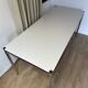 USM Haller desk in pearl grey laminate