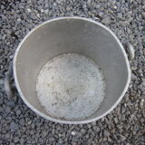 Antique aluminium bucket