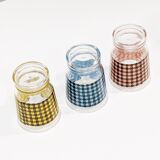 3 vintage shot glasses 70