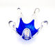 Hospodka Chřibská Crystal Bohême Blue Cobalt and Opaline Cup Circa 60